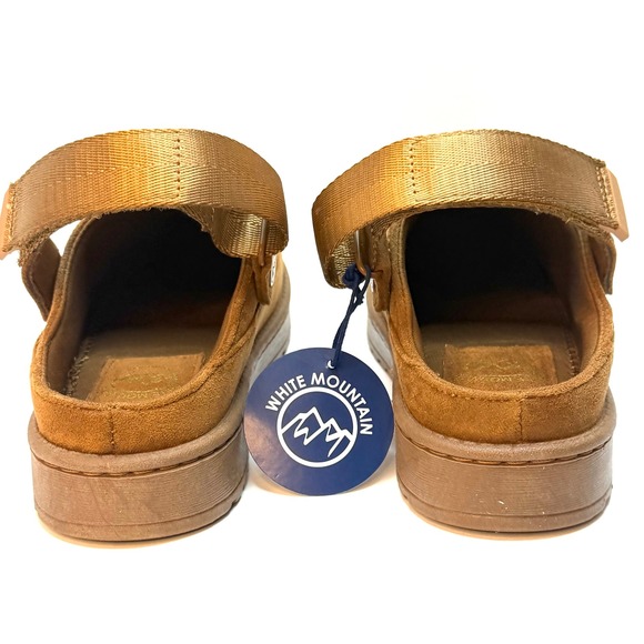 White Mountain Women's Icebound Slingback Clogs Chestnut Size 6M NWT/BOX - Picture 7 of 12